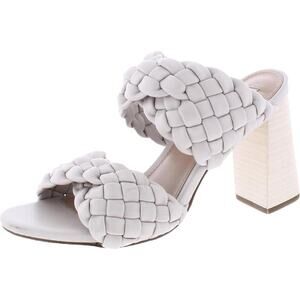 Steve Madden Women's Cream Beige Braided Twisted Heels Size 11M